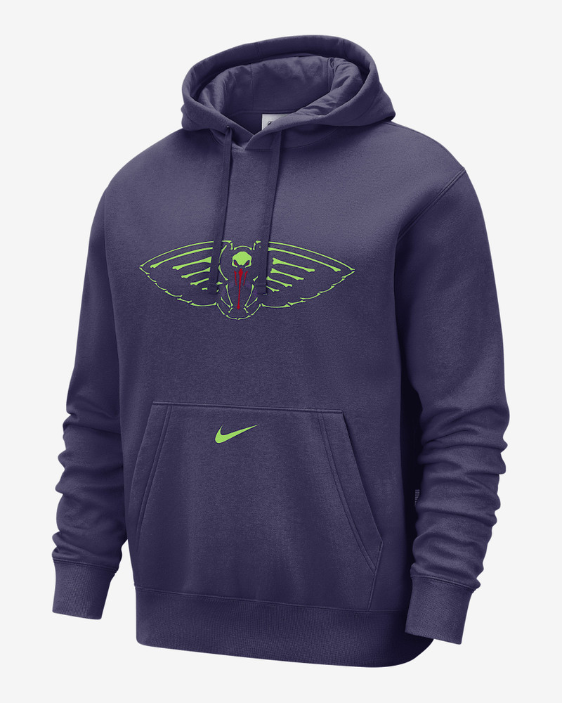 New Orleans Pelicans Club City Edition Men's Nike NBA Fleece Pullover Hoodie 1