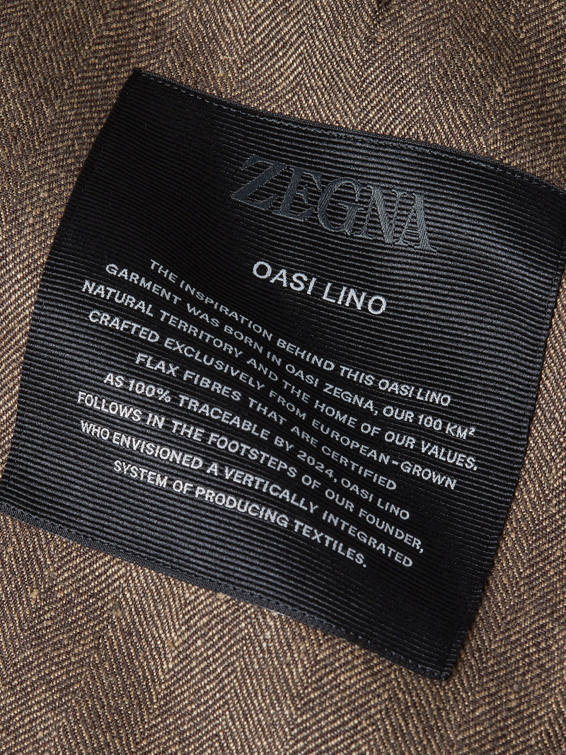 DARK TAUPE OASI LINO JACKET 3
