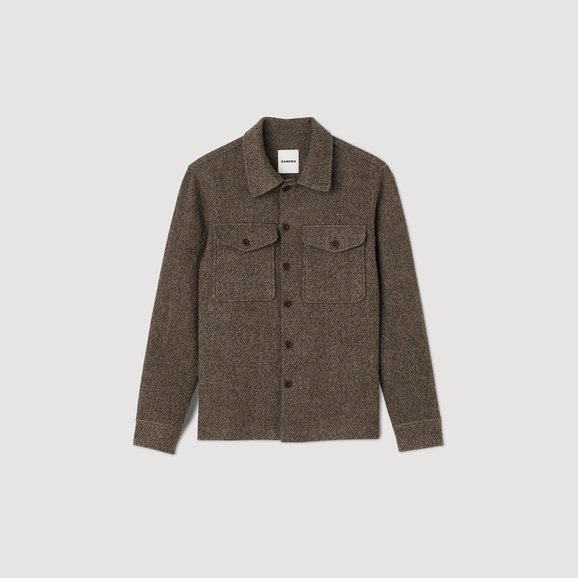 WOOL OVERSHIRT - 1