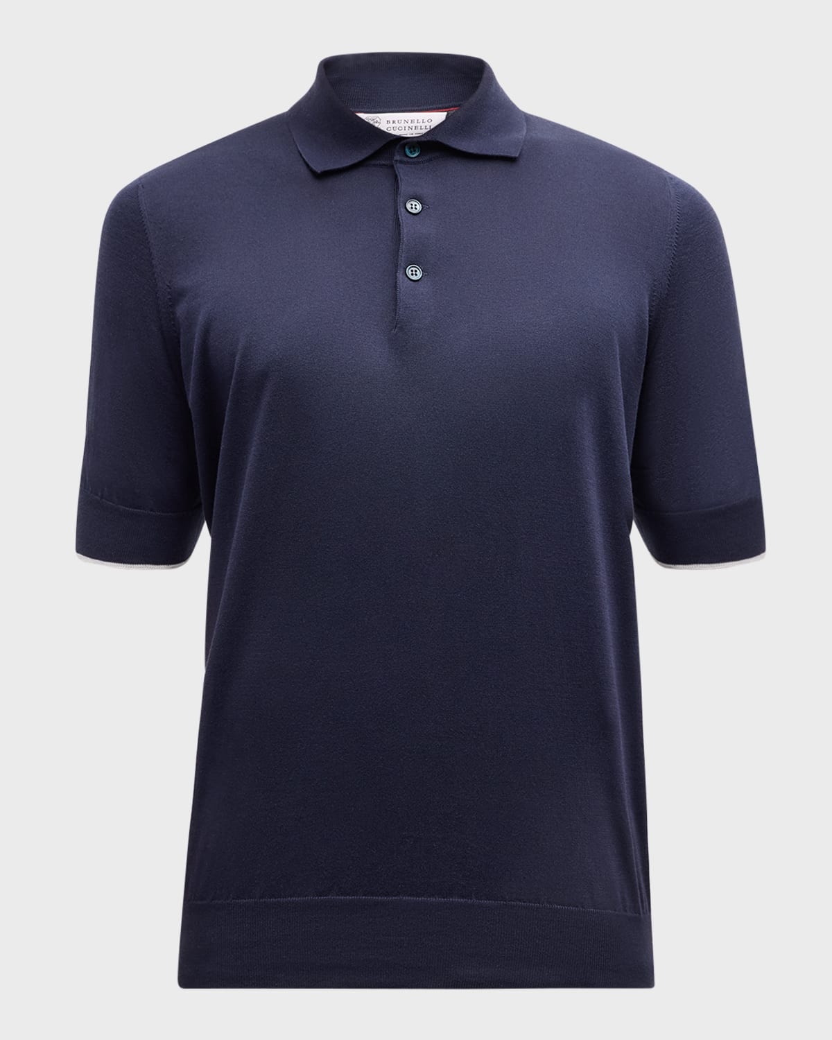 Men's Cotton Dress Polo Shirt - 1