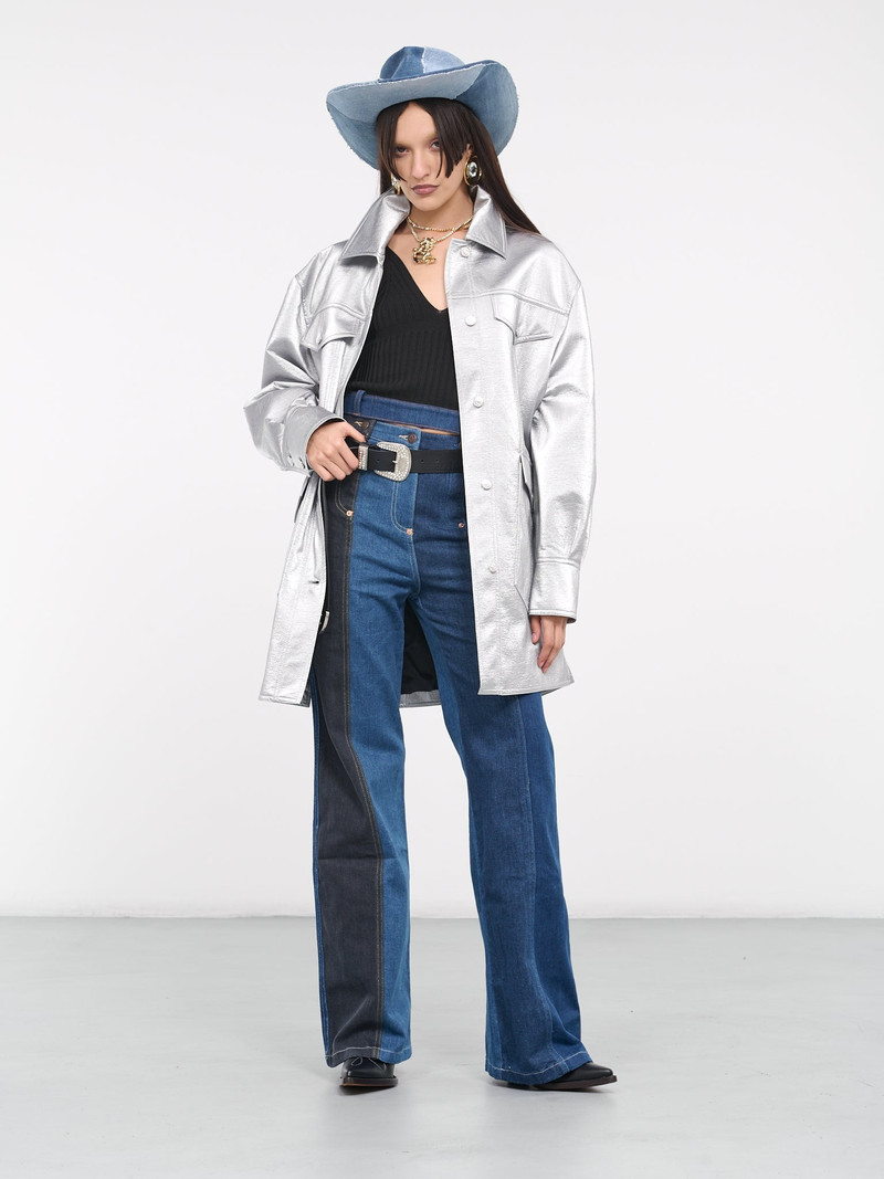 Moschino Coated Overshirt Jacket outlook