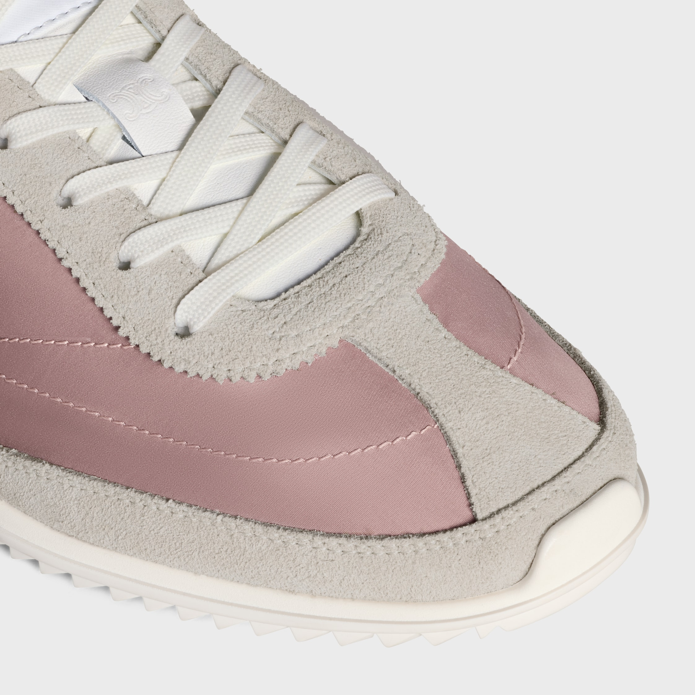 CELINE RACER LOW TOP SNEAKER IN NYLON, SUEDE CALFSKIN AND CALFSKIN - 4