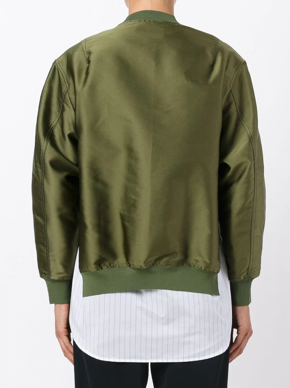 layered bomber jacket - 4