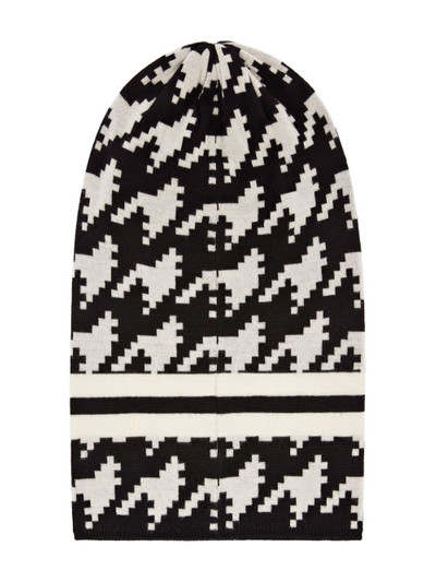 PERFECT MOMENT Perfect houndstooth-pattern wool balaclava outlook