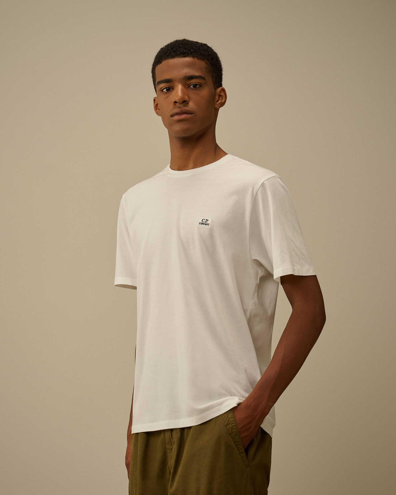 30/1 Jersey Short Sleeve Logo Patch T-Shirt - 3