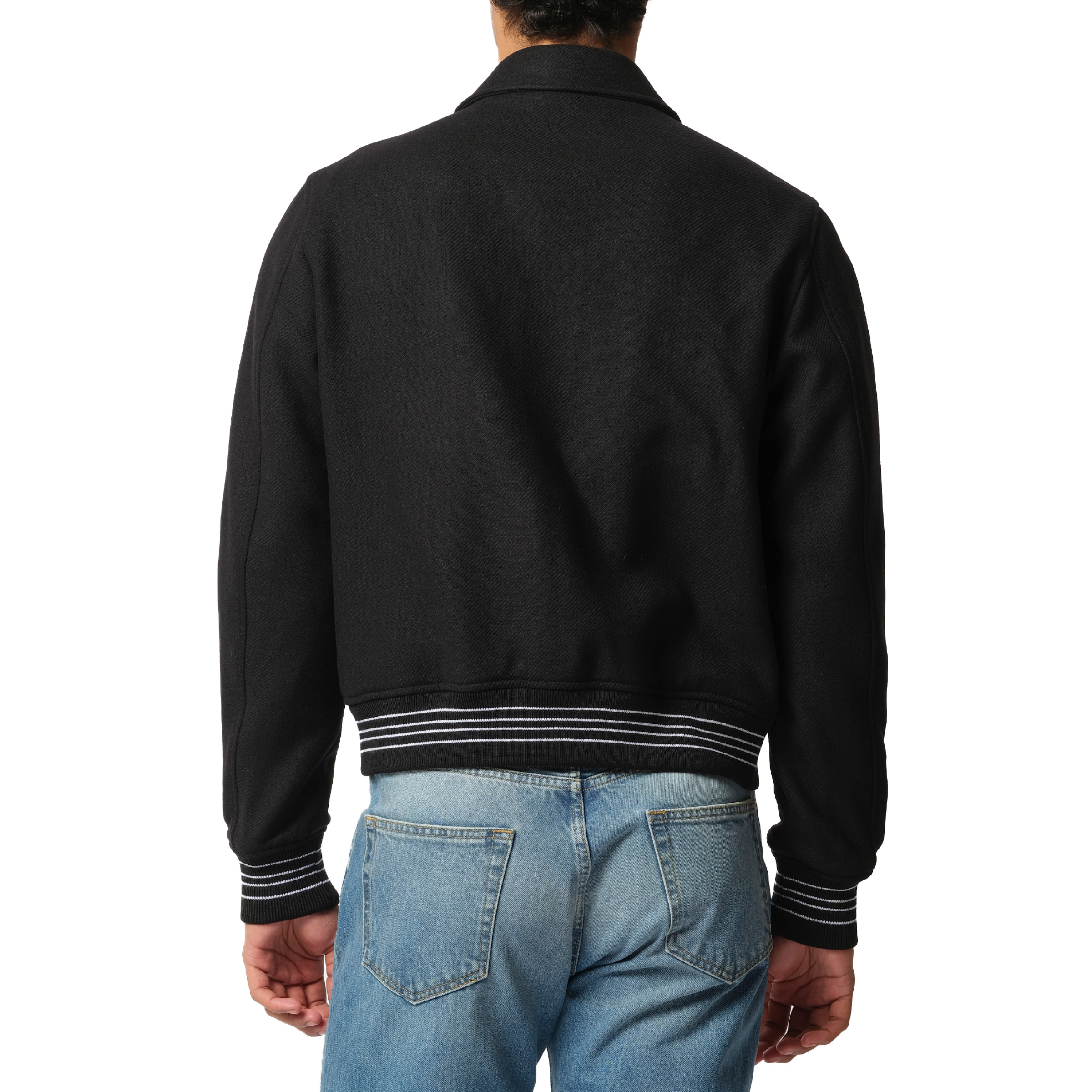 Bones Jacket in Black/White - 6