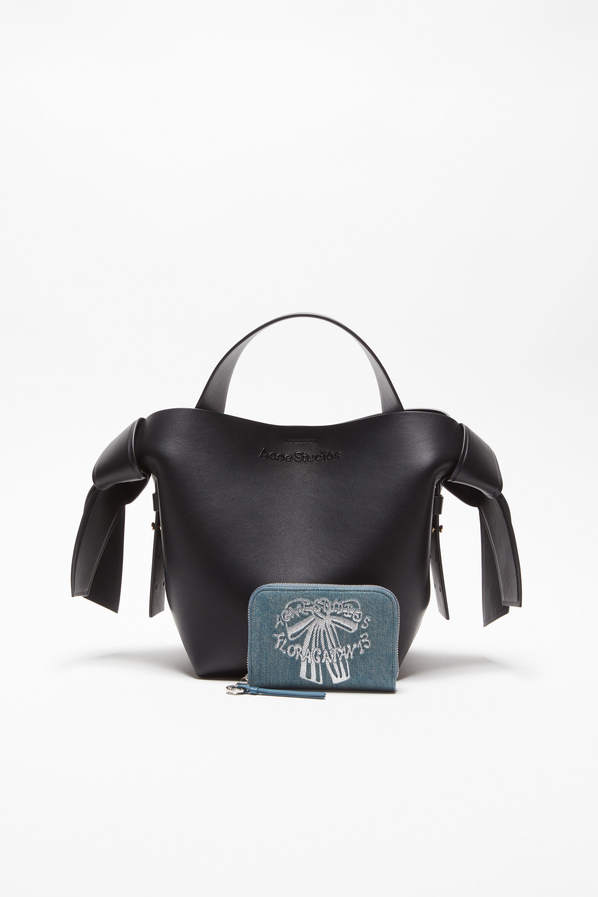 Denim zip wallet - Dusty blue - 2