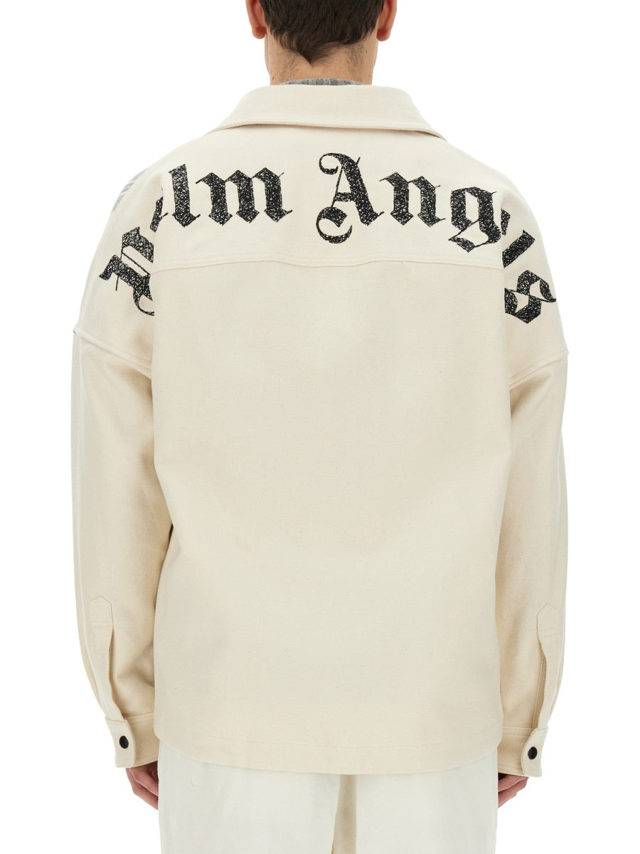 Palm Angels Men Overshirt Check - 3