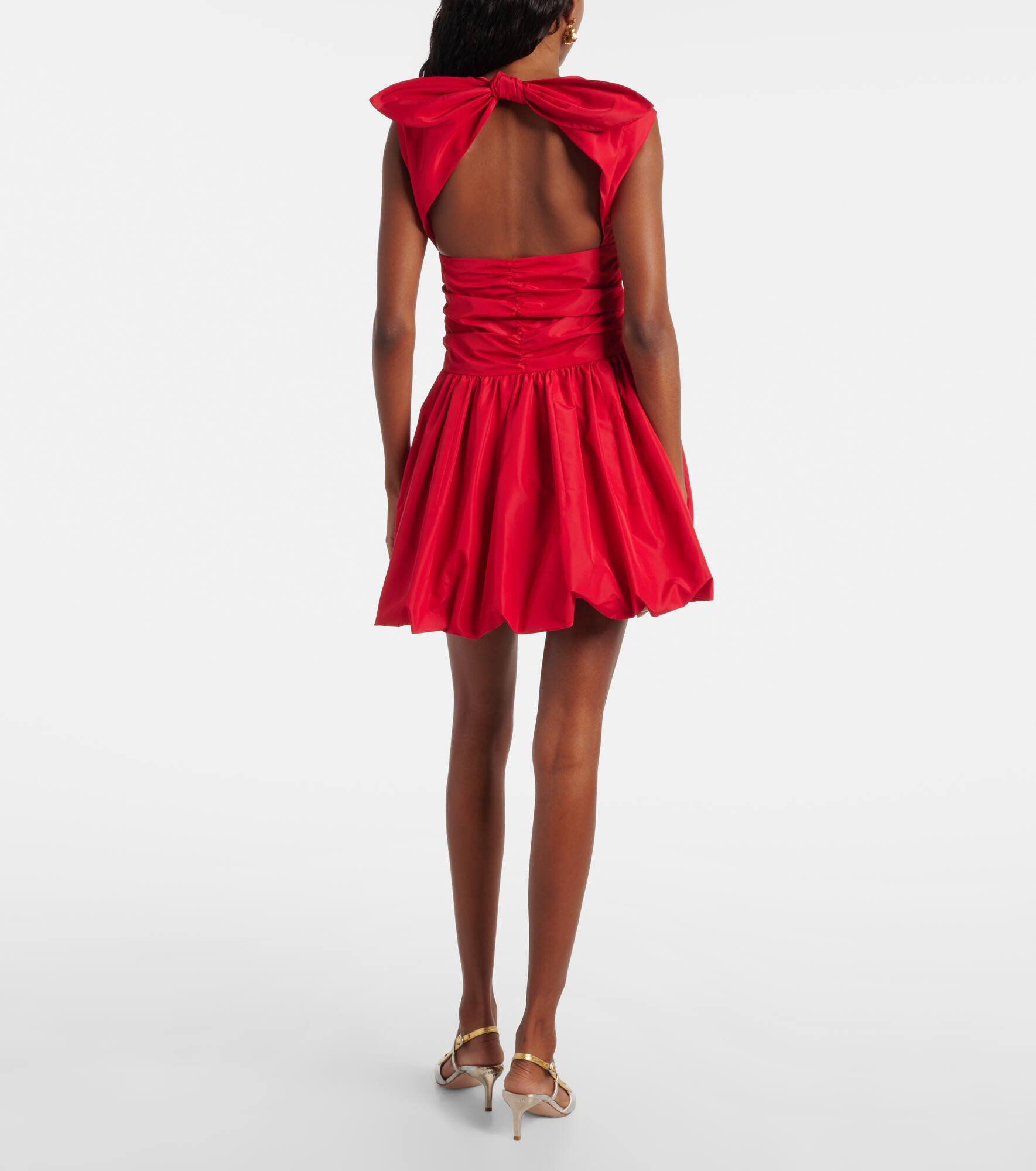 Faille balloon minidress - 3