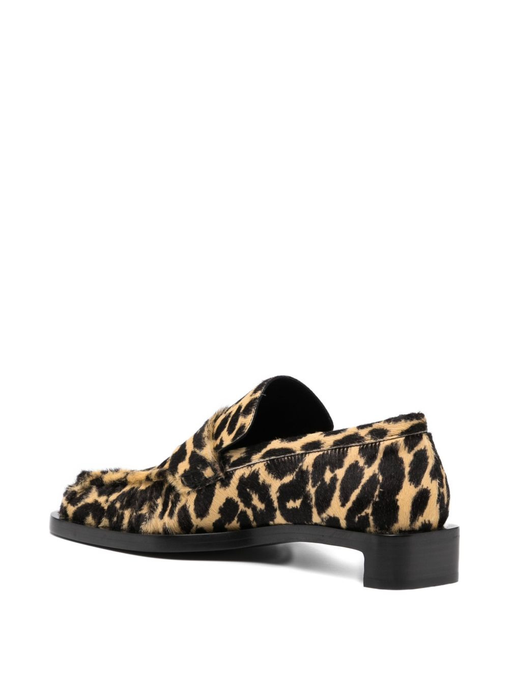 leopard-print loafers - 3