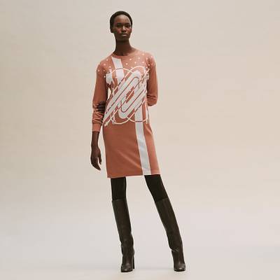 Hermès "Clic Clac" long-sleeve dress outlook