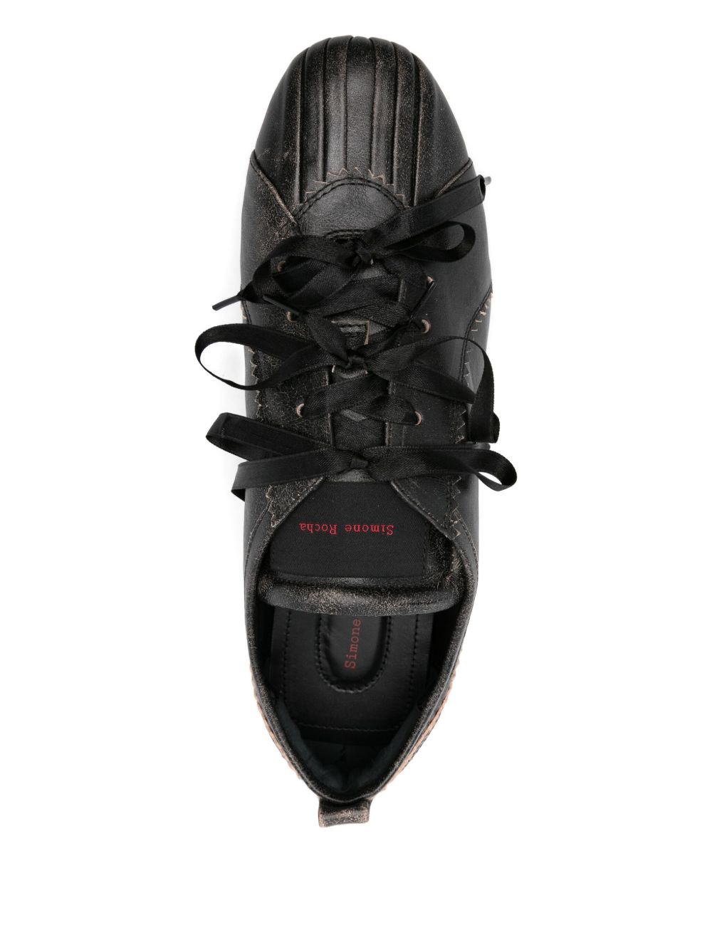 leather sneakers - 4