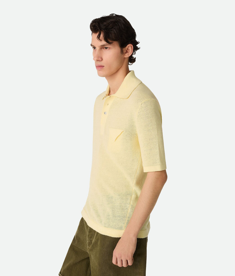 Bottega Veneta Light Linen Polo outlook