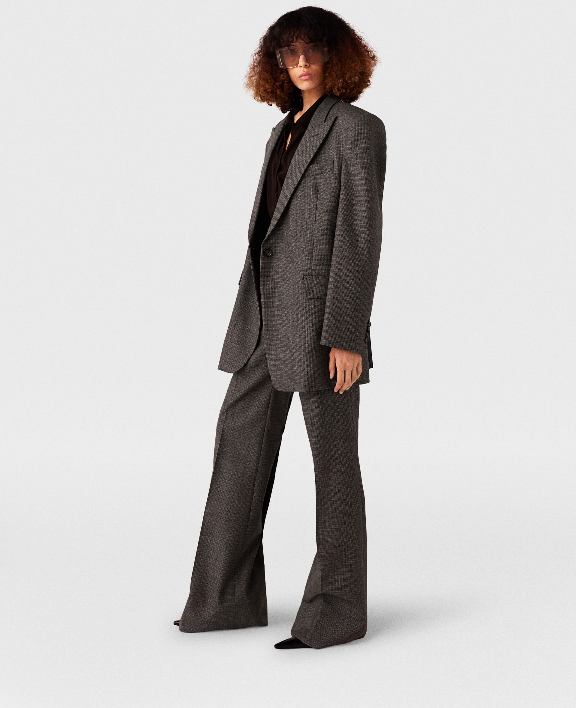 Oversized Single-Breasted Blazer - 6