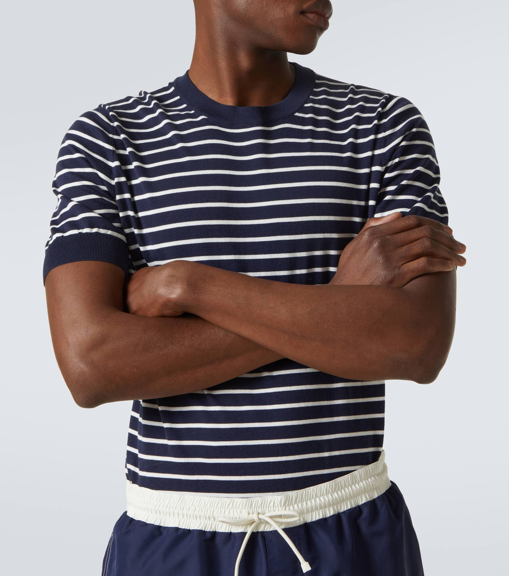 Striped cotton sweater - 5