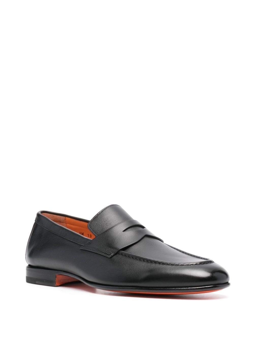 leather penny loafers - 2