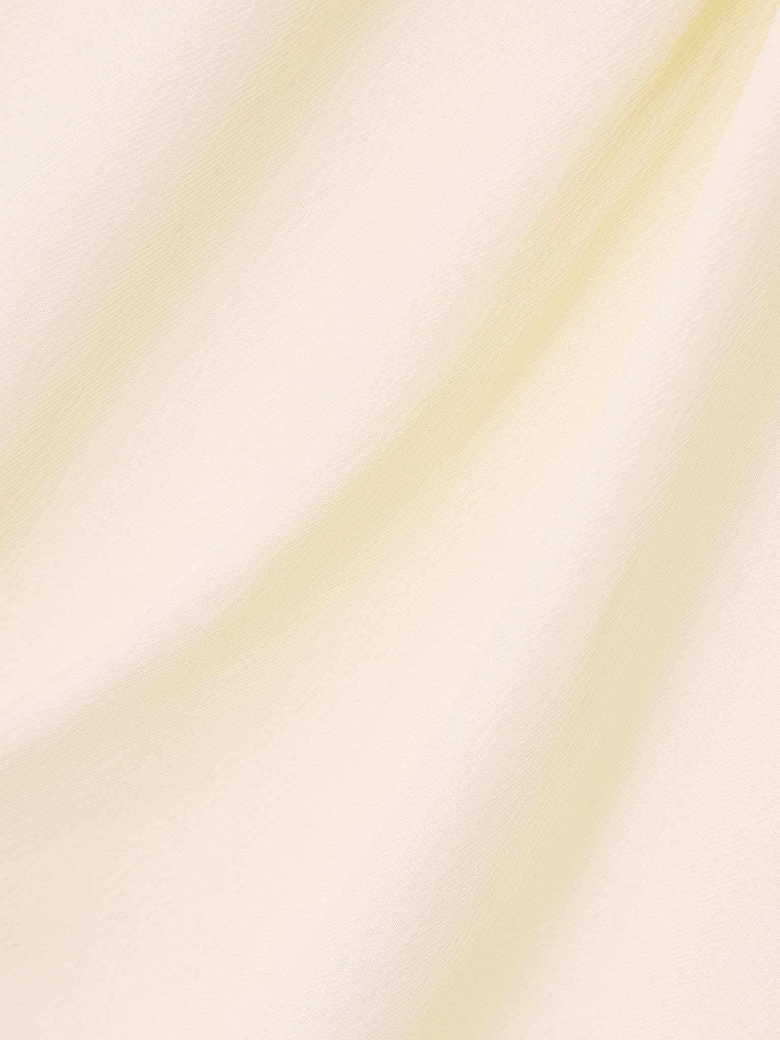 Hallie draped ruched twill midi dress Pastel yellow - 4