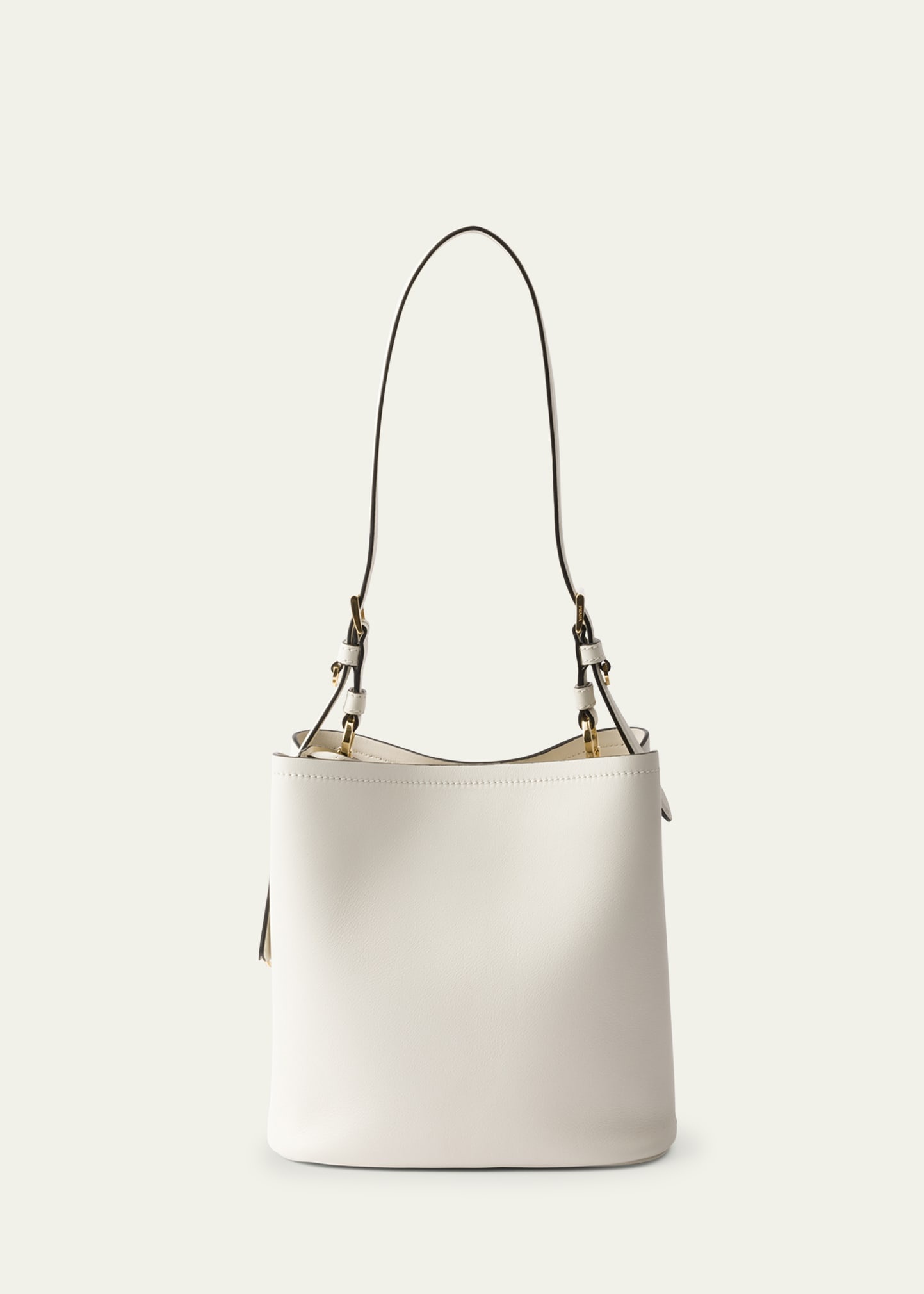 Bucket Leather Shoulder Bag - 3