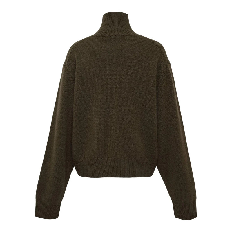 SOFIE D'HOORE Oversized High Neck Long Sleeve Top outlook