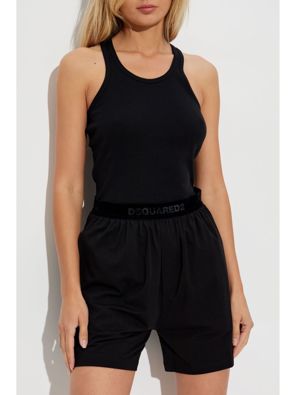 sleeveless cotton top - 2