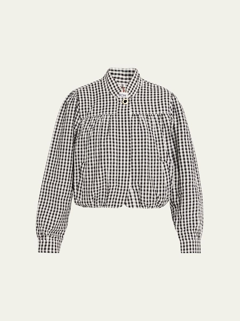 Jodie Gingham Seersucker Jacket 1