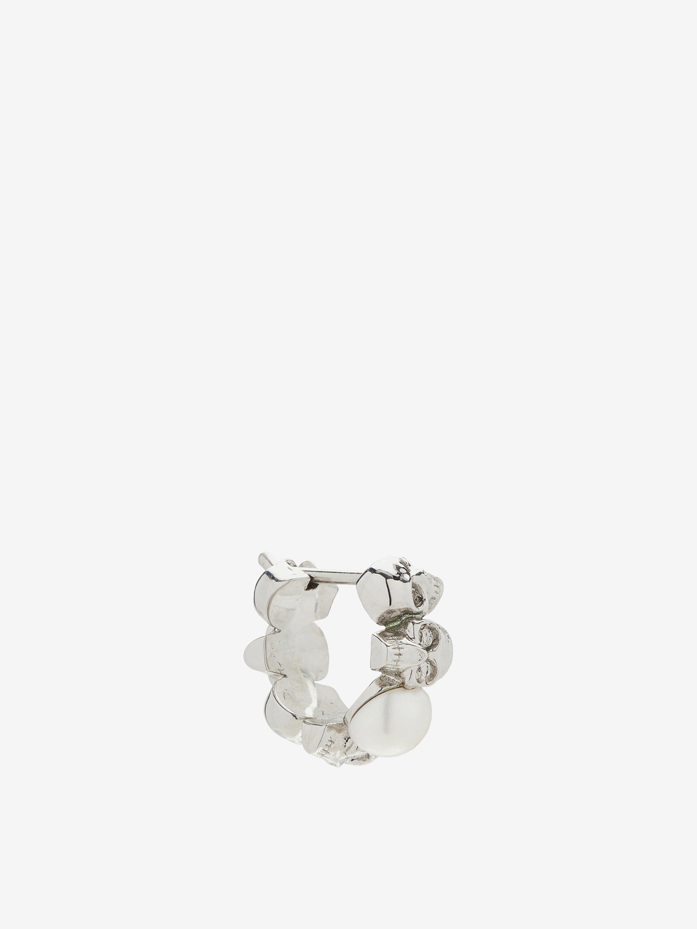 Skull And Pearl Earring - 3