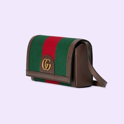 GUCCI Web mini bag with Double G outlook