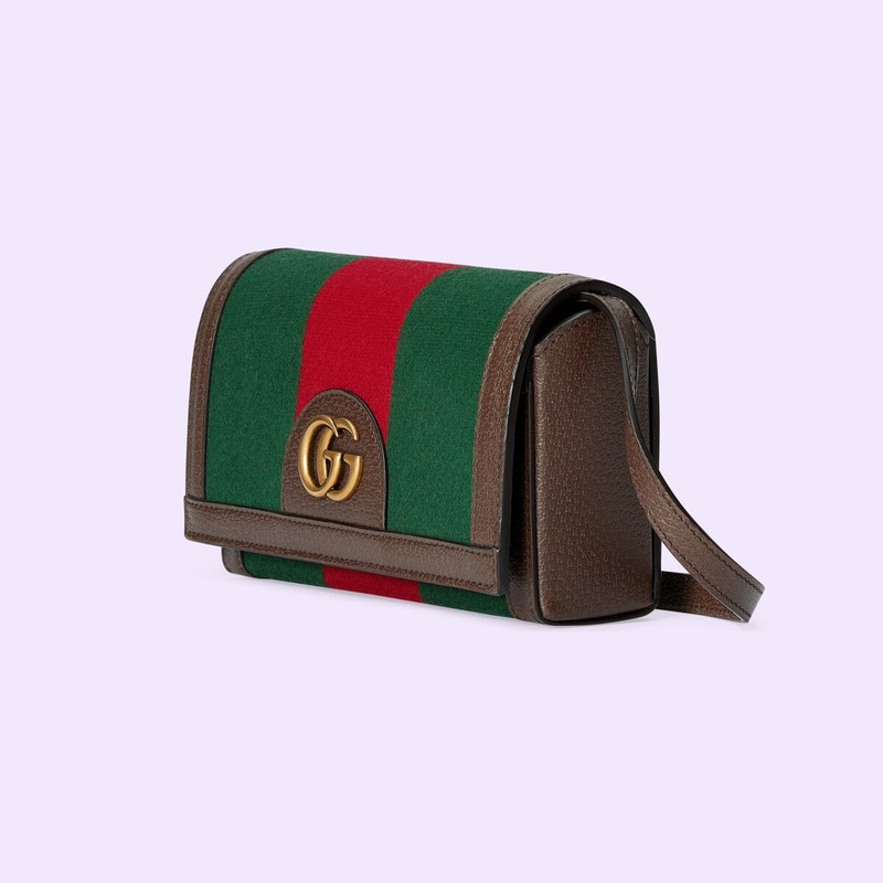 GUCCI Web mini bag with Double G outlook