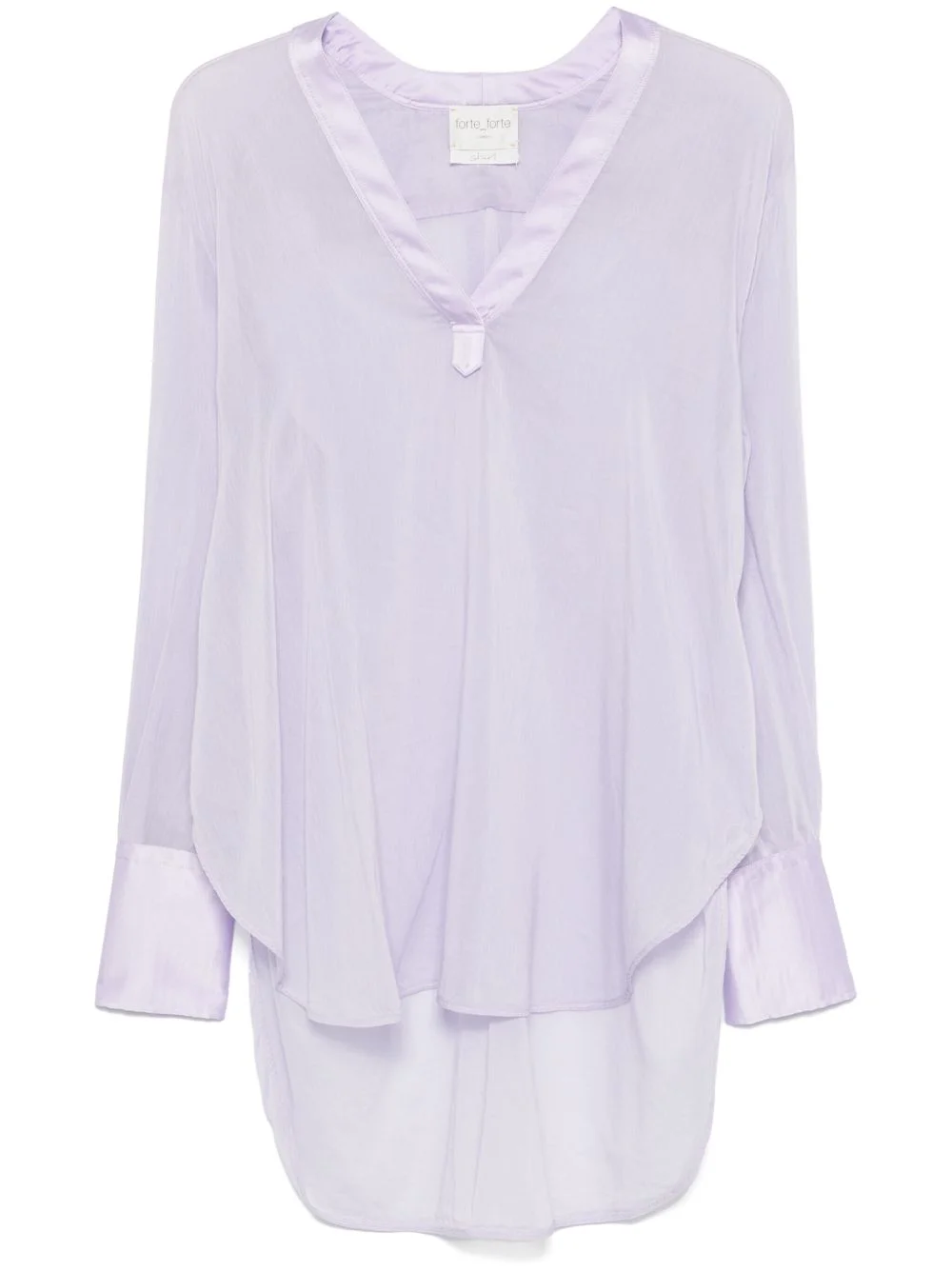 semi-sheer tunic - 1