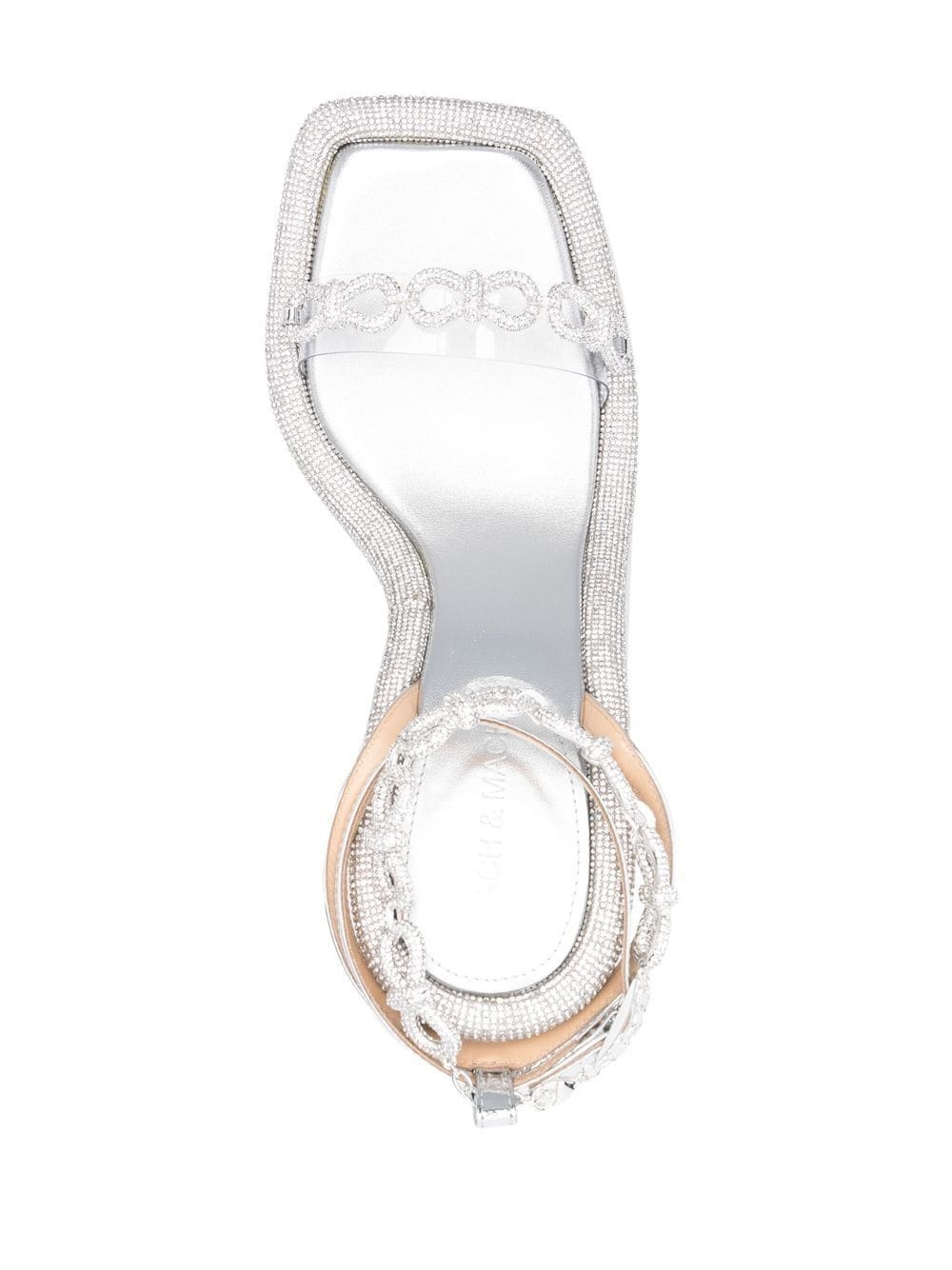 crystal-embellished sandals - 4