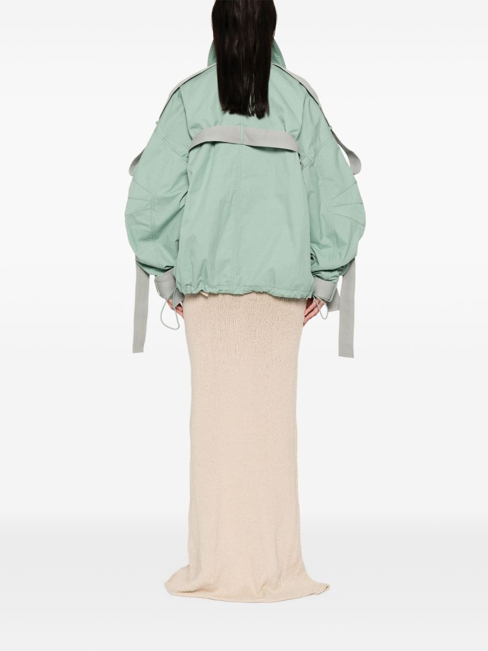 strap-detailing bomber jacket - 4