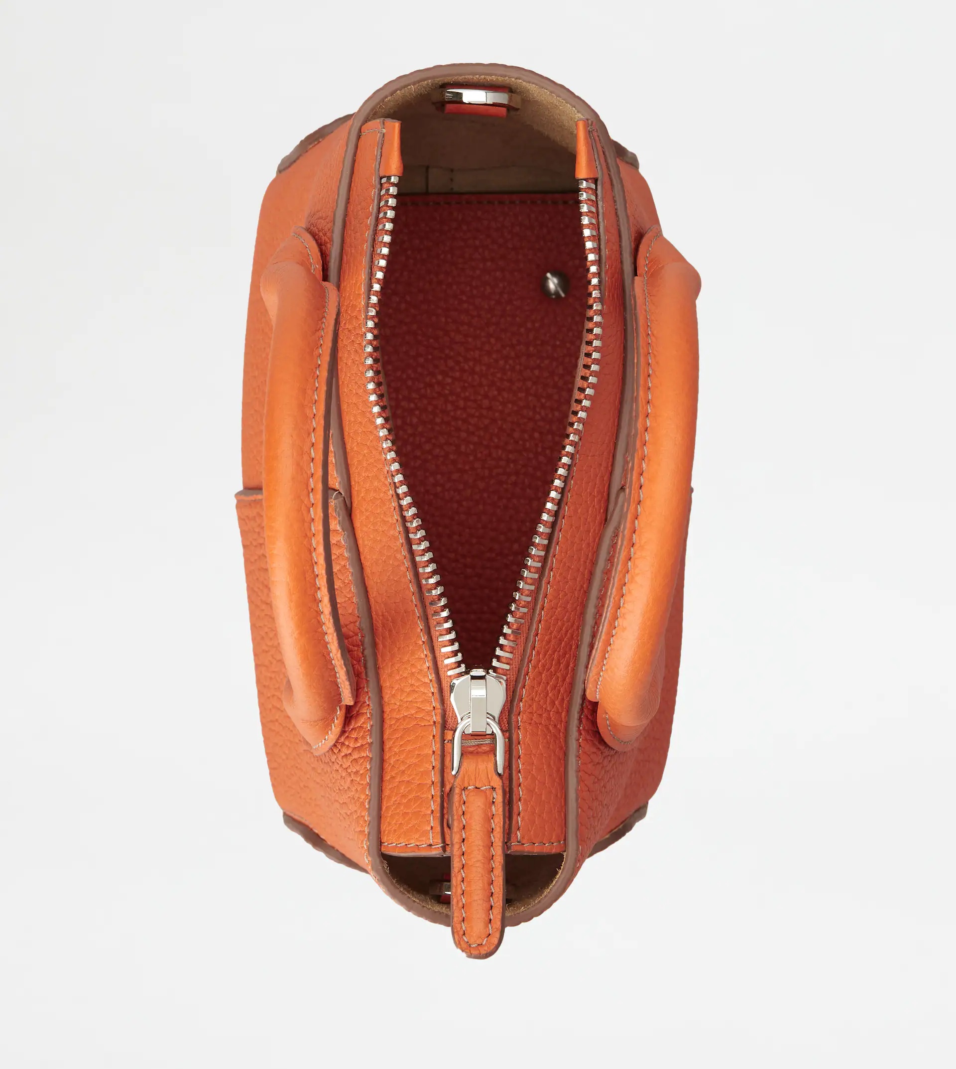 TOD'S DI BAG IN LEATHER MINI - ORANGE - 5