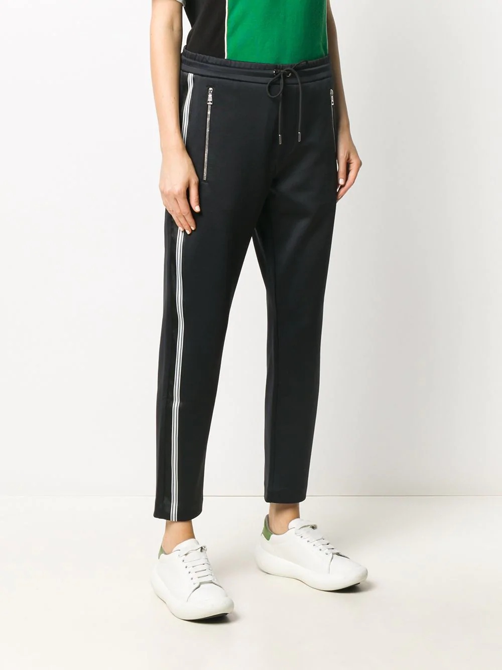 logo-tape track pants - 3