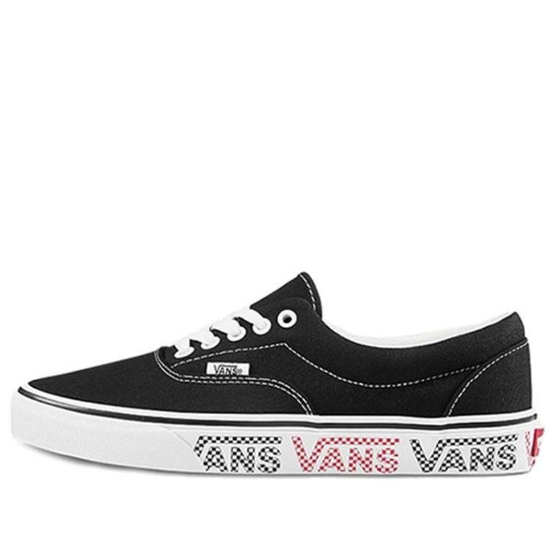 Vans The Era Checker Logo Black VN0A38FRWQ0 - 1