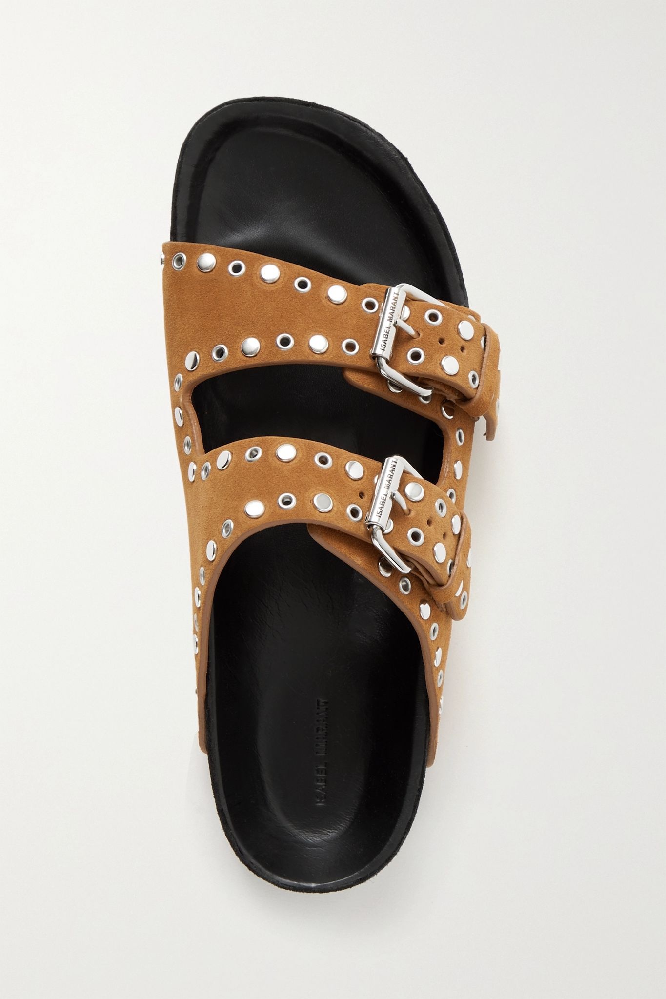 Lennya embellished suede slides - 5