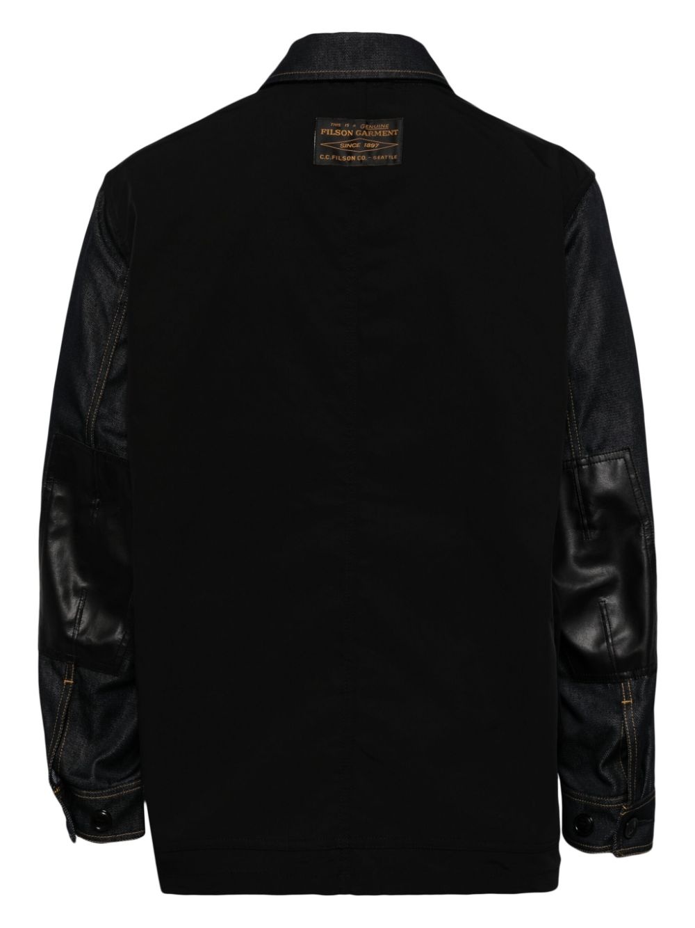 elbow-patches denim jacket - 2