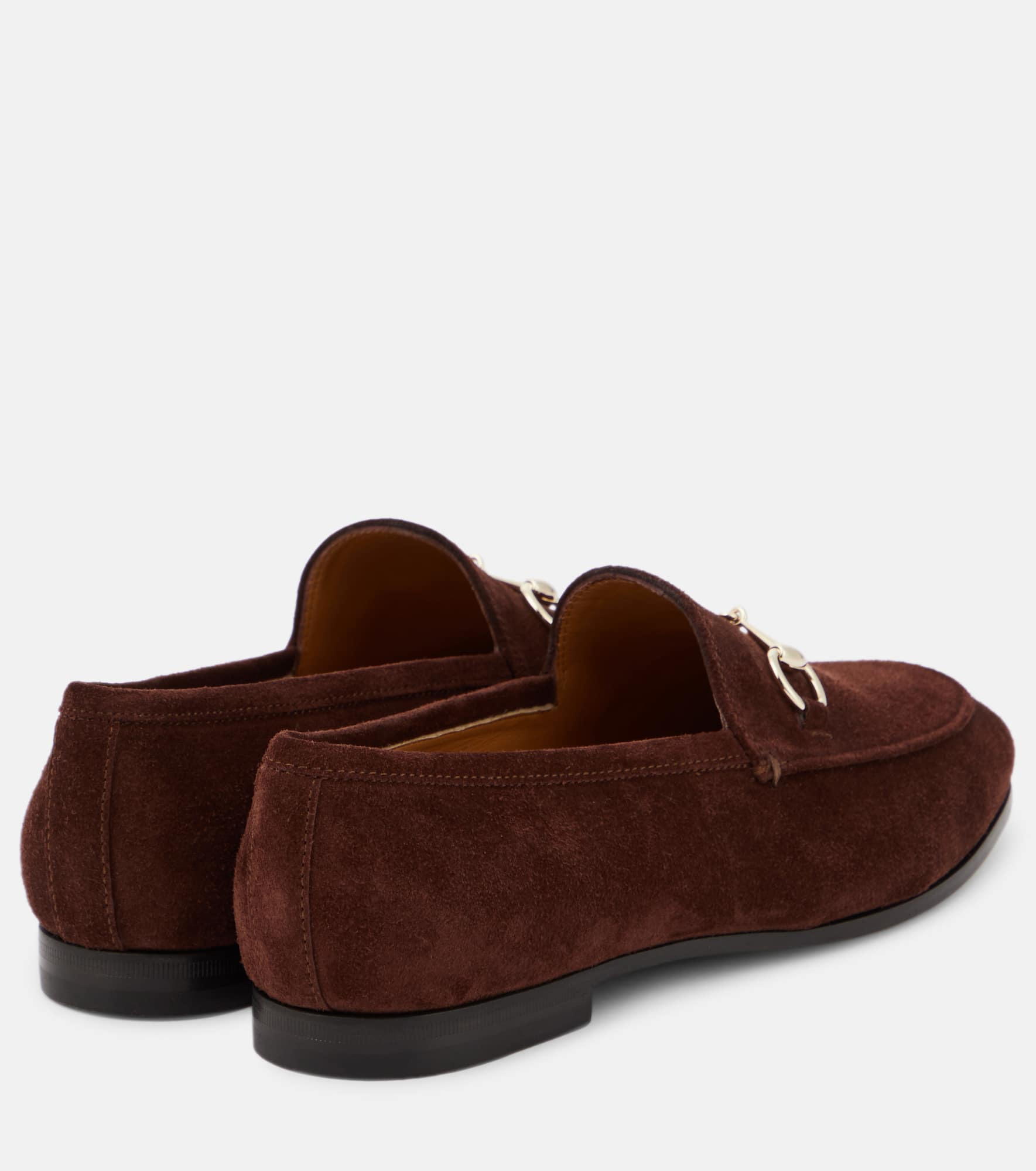 Gucci Jordaan Horsebit suede loafers - 3