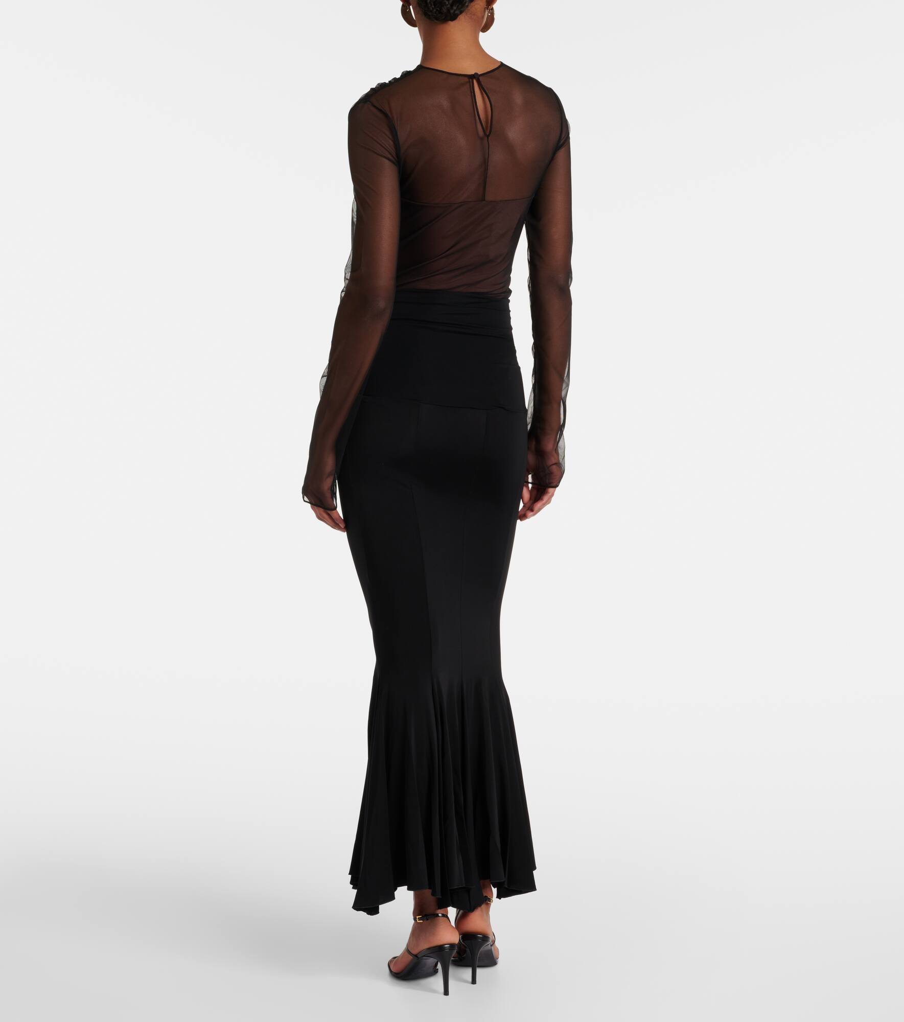 Zoe flared maxi skirt - 3