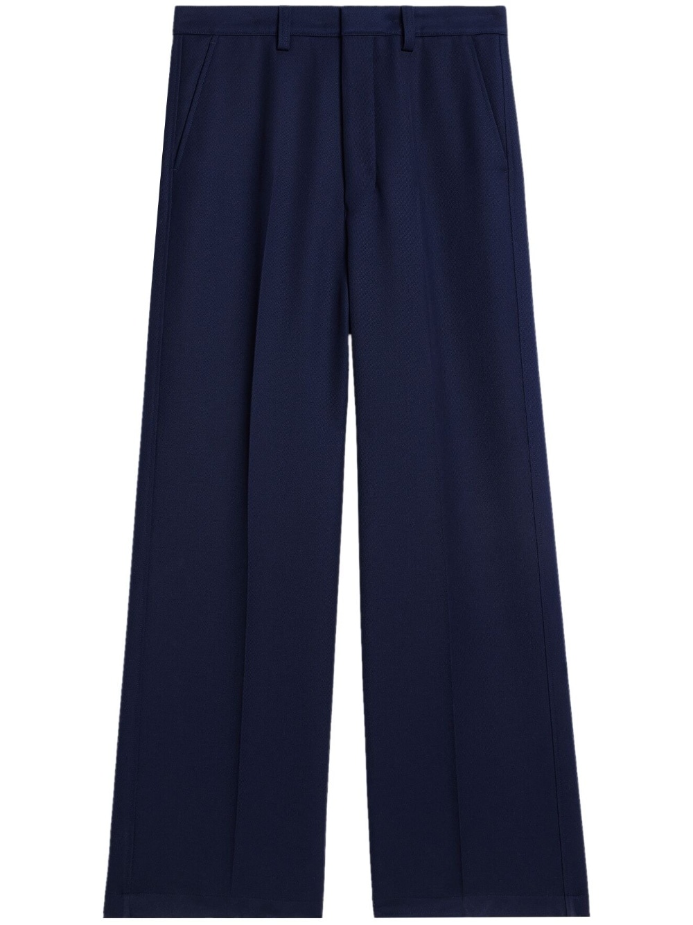 tailored-cut virgin wool trousers - 1