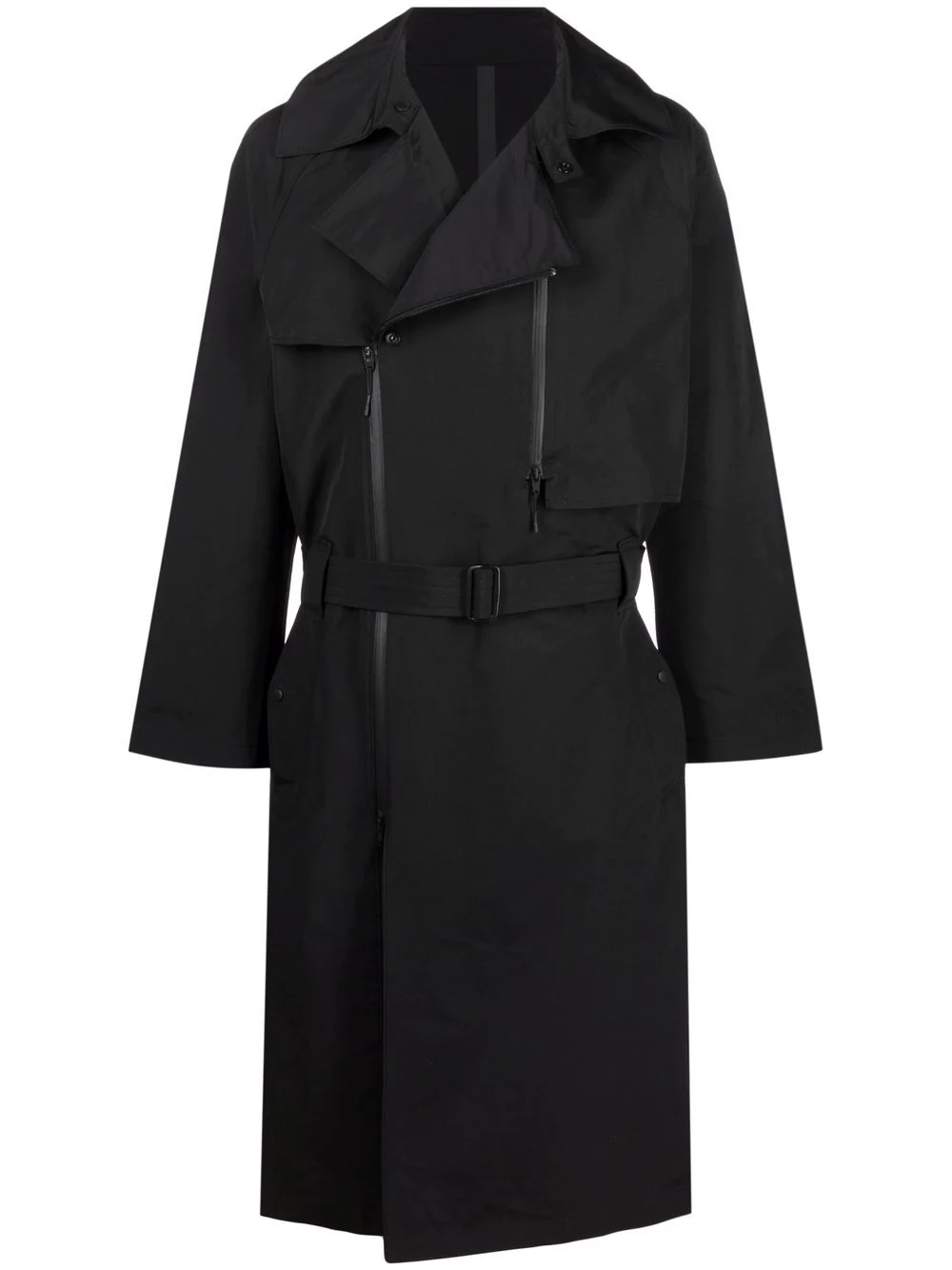 belted tailored coat - 1