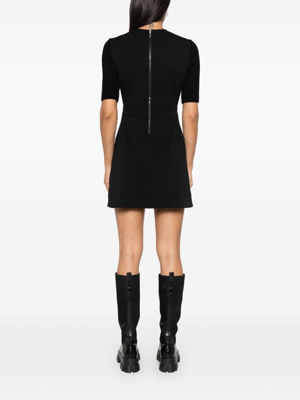 flared mini dress - 4
