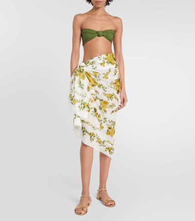 Erdem Floral cotton voile beach cover-up outlook