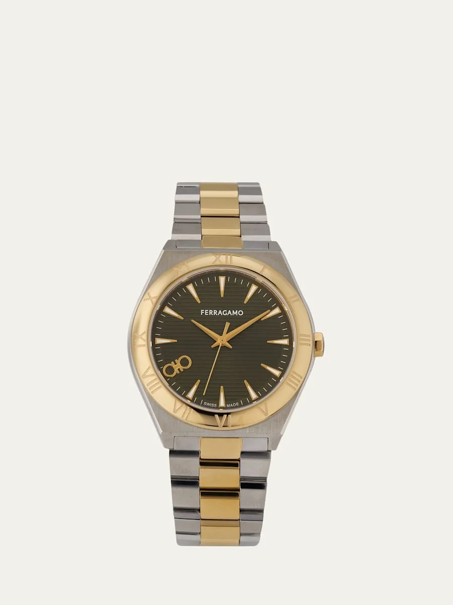 Vega Upper East 40mm Two Tone Bracelet Watch - 1