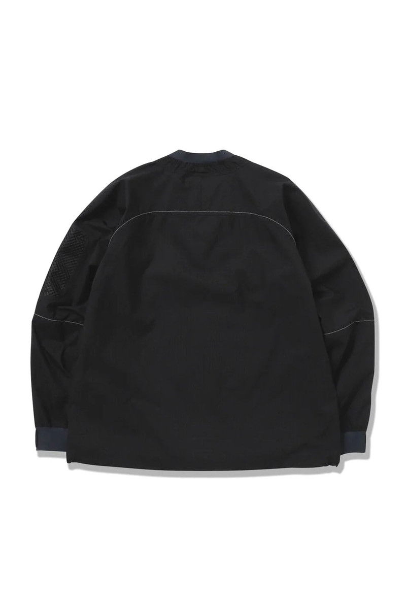 and Wander Breath Rip Pullover Jacket - Black outlook