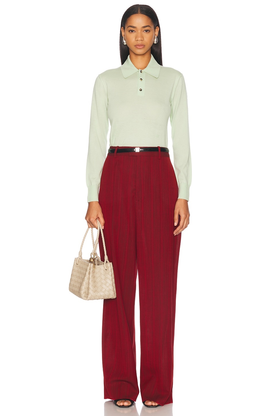 Long Sleeve Polo Top - 4
