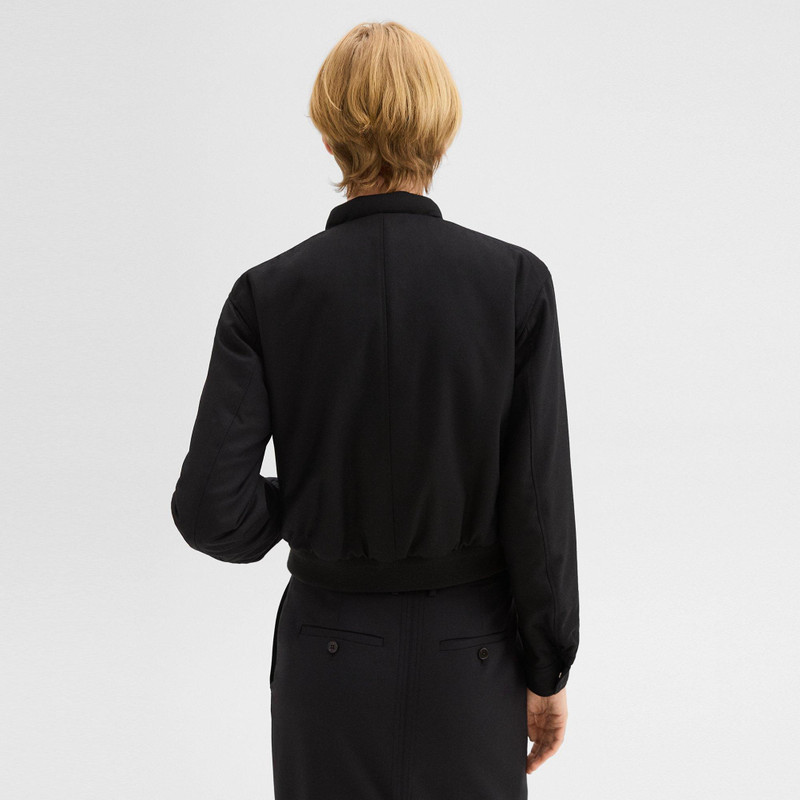 Cropped Jacket in Stretch Flannel 4