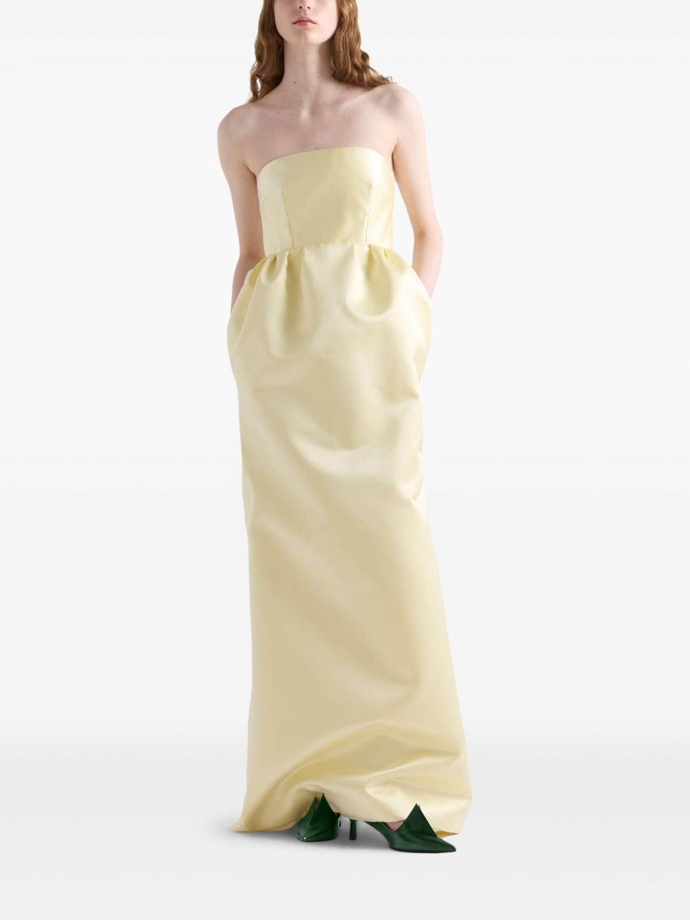 double satin maxi dress - 2
