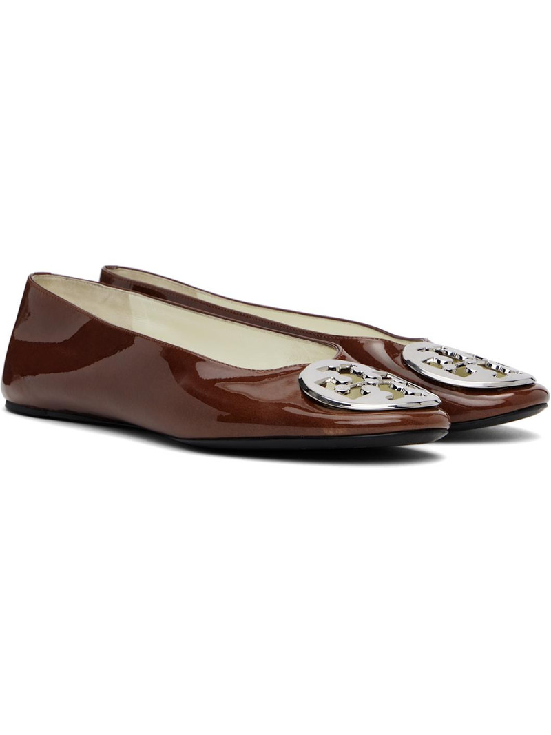 SSENSE Exclusive Brown Reva Ballerina Flats 4