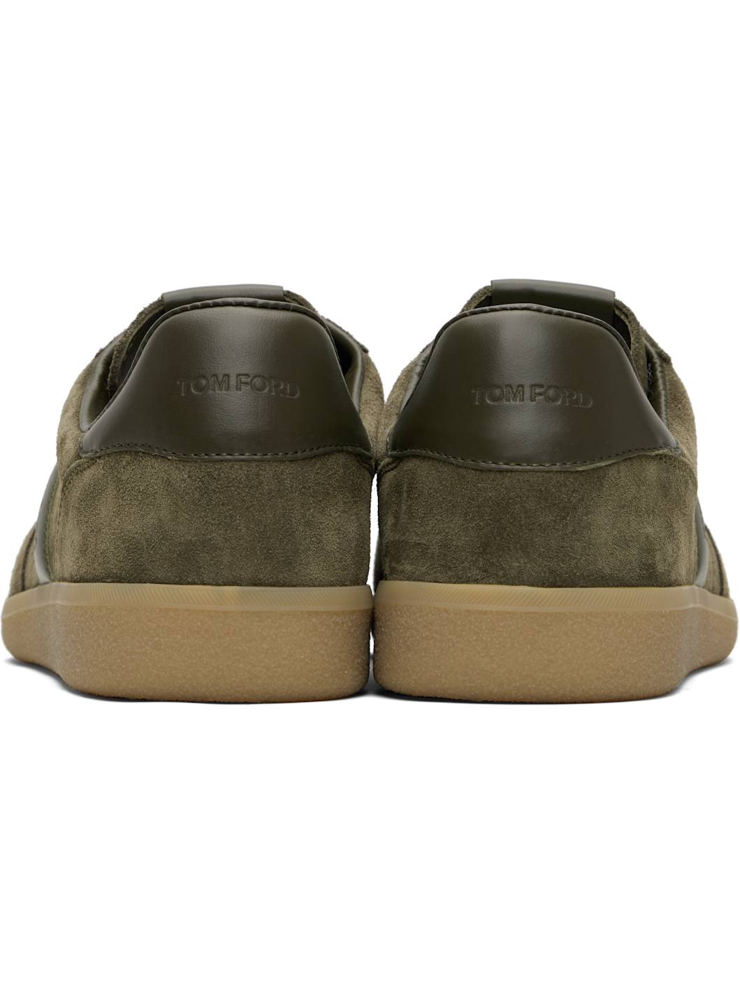 Khaki Suede Archer Sneakers - 2