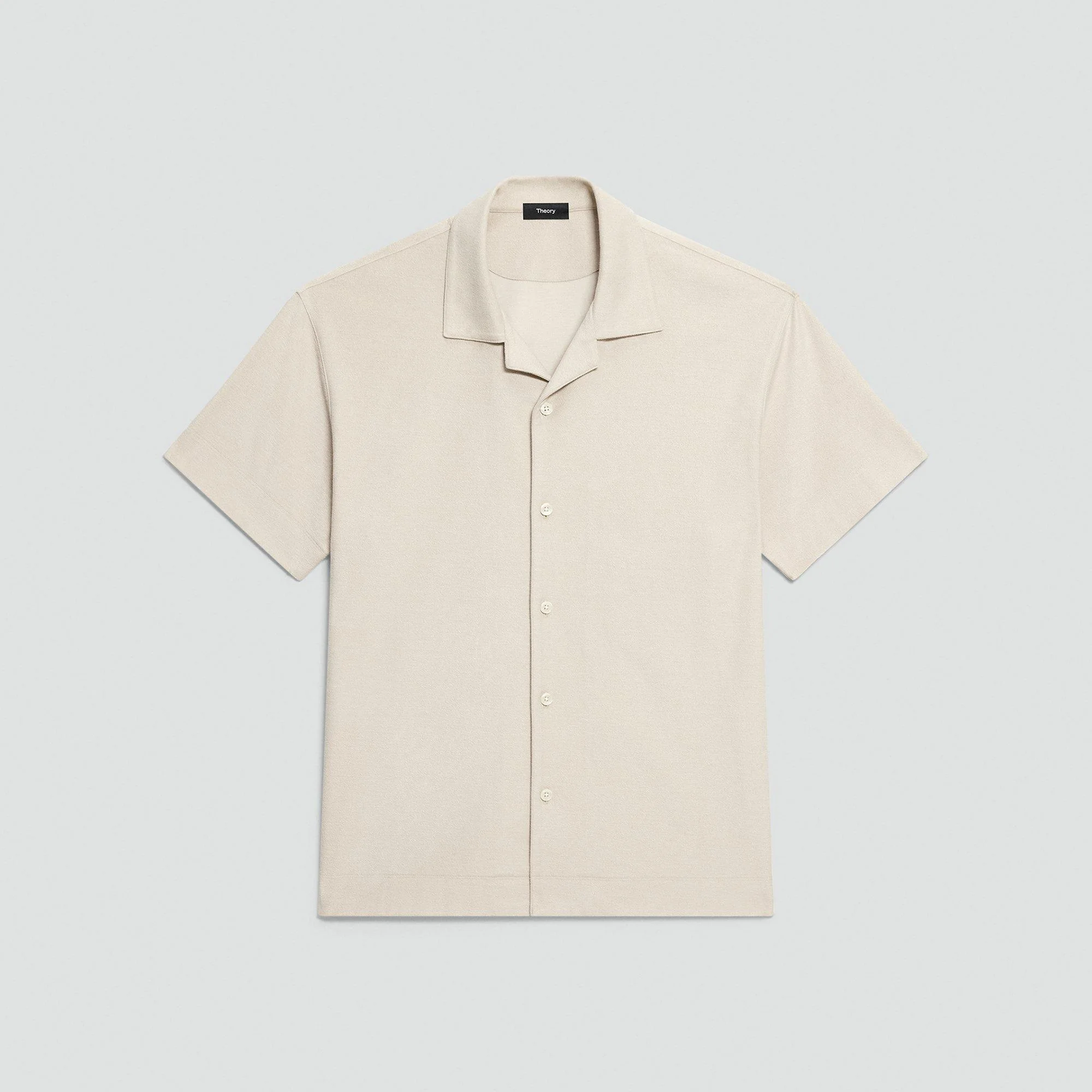 Short-Sleeve Shirt in Terry Cotton - 1